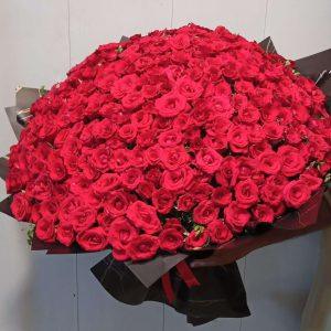 Luxury bouquet of 300 red roses – flower delivery for anniversaries, proposals & gifts in Islamabad by Gift Shop Islamabad.