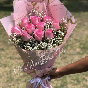 Pink rose bouquet for her and Mother’s Day – Gift Shop Islamabad Islamabad.