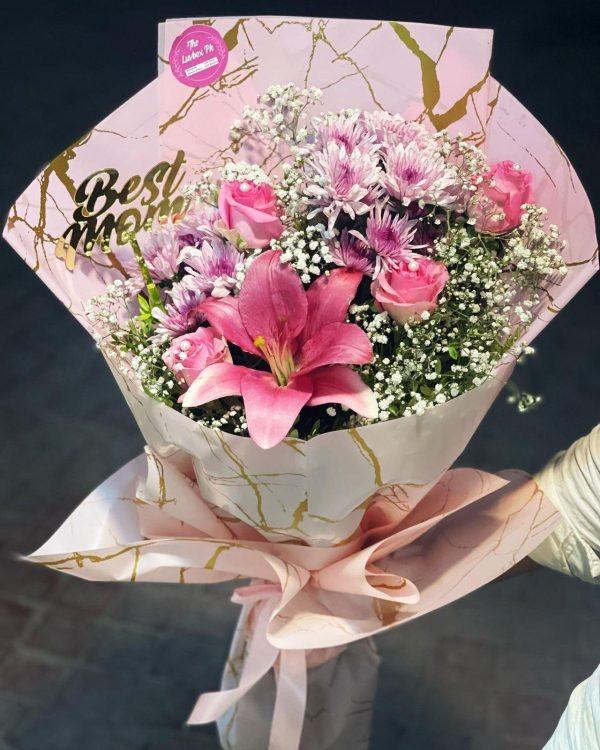 Best Mom Pink Rose Bouquet – Mother’s Day Flowers in Islamabad – Gift Shop Islamabad