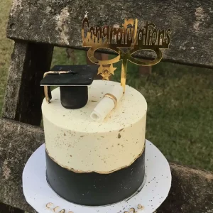 Capstone Delight customized graduation cake in Islamabad by Gift Shop Islamabad