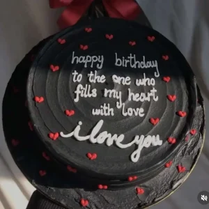 Choco Amour I Love You themed chocolate cake by Gift Shop Islamabad Islamabad