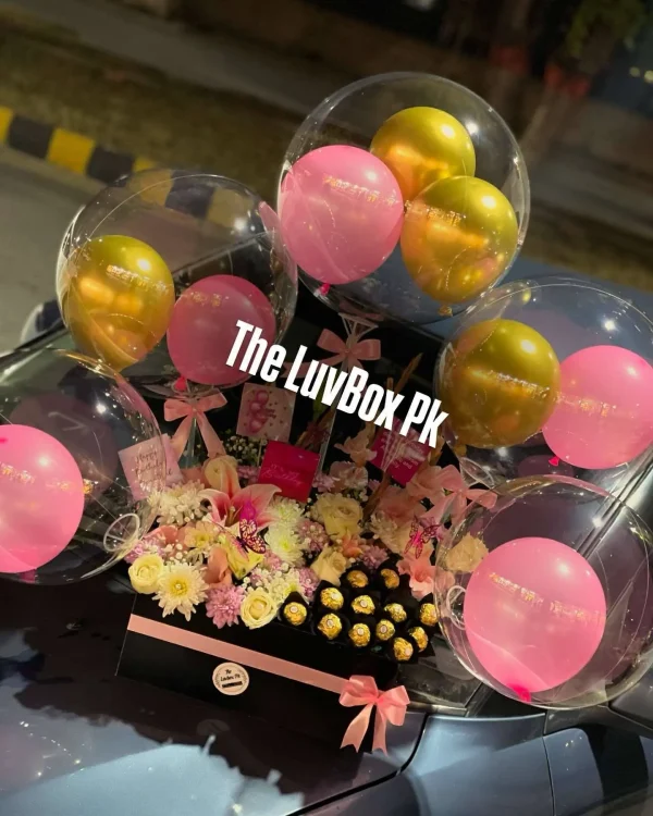Birthday Delight Box – The LuvBox PK | Custom Balloons & Gifts – Gift Shop Islamabad - Image 3